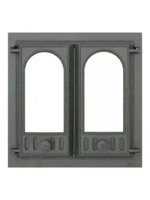 Каминная дверца 401 со стеклом SVT