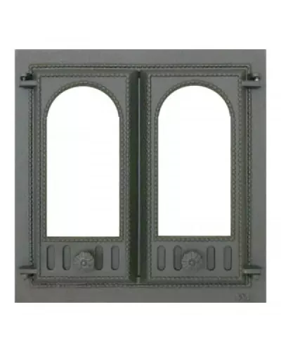 Каминная дверца 401 SVT со стеклом