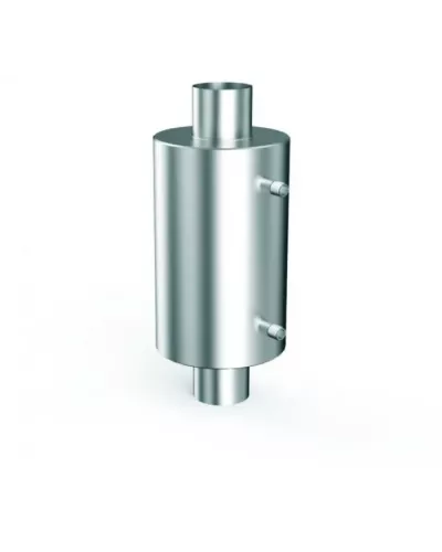 Теплообменник для бани на трубе - 110 -  AISI 304 - 550мм