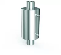 Теплообменник для бани на трубе - 115 - AISI 304 - 550мм - СМ