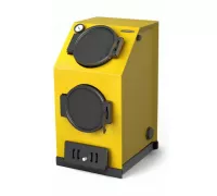 Твердотопливный котел T-M-F Прагматик Электро, 20 кВт, АРТ, ТЭН 9кВт, желтый