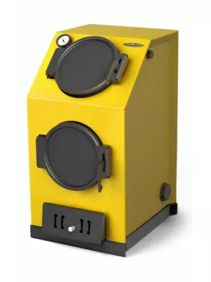 Твердотопливный котел T-M-F Прагматик Электро, 20 кВт, АРТ, ТЭН 9кВт, желтый