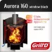 Печь для бани Grill’D Aurora 160 window black