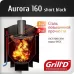 Печь для бани Grill’D Aurora 160 short black
