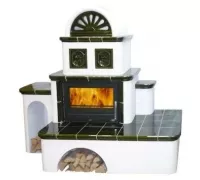 Керамическая печь-камин OXFORD, с теплообменником - ABX