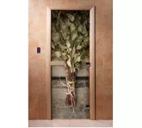Дверь для бани с фотопечатью A011 - DoorWood