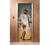 Дверь для бани с фотопечатью A013 - DoorWood