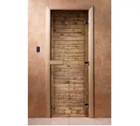 Дверь для бани с фотопечатью A020 - DoorWood
