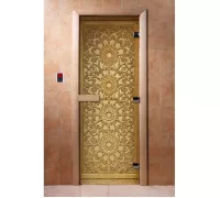 Дверь для бани с фотопечатью A021 - DoorWood