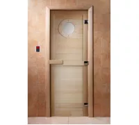 Дверь для бани с фотопечатью A023 - DoorWood