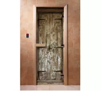 Дверь для бани с фотопечатью A028 - DoorWood