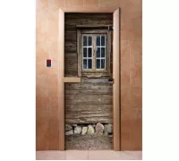 Дверь для бани с фотопечатью A042 - DoorWood