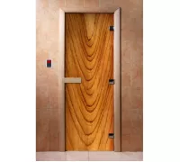 Дверь для бани с фотопечатью A050 - DoorWood