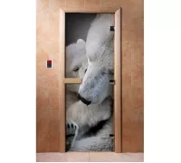Дверь для бани с фотопечатью A066 - DoorWood