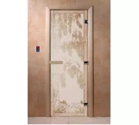 Дверь для бани "Березка сатин" Ольха - DoorWood
