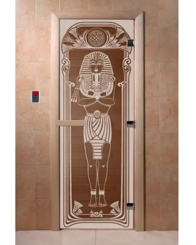 Дверь для бани и сауны "Египет бронза"