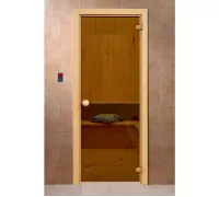 Дверь для бани "Классика" (1900х700) Механическое закрывание — DoorWood