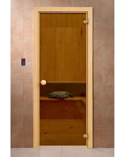 Дверь для бани "Классика 1900*700" Механическое закрывание — DoorWood