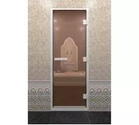 Дверь для бани "Хамам бронза" - DoorWood