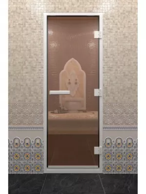 Дверь для бани "Хамам бронза" - DoorWood