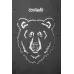 Печь банная чугунная Медведь 30 «Медведь в лесу», дверка стекло Гранд, закрытая каменка (РВ 001-03 ZK)