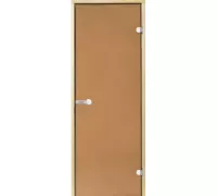 Дверь Harvia STG 719 коробка сосна, стекло бронза