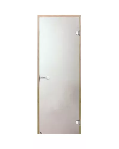 Дверь для бани и сауны Harvia STG 8×19 коробка осина, стекло сатин