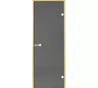 Дверь Harvia STG 821 коробка сосна, стекло серое