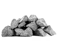 Камни для бани Габбро-диабаз (эконом), (коробка 20 кг)