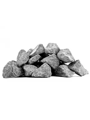 Камни для бани Габбро-диабаз (эконом), (коробка 20 кг)