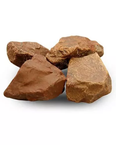 Камень ЯШМА СУРГУЧНАЯ ( ведро 10 кг)