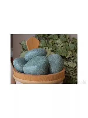 Камни для бани Жадеит шлифованный крупный (10кг)