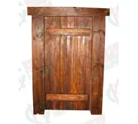 Дверь из массива кедра под старину - КедрПром