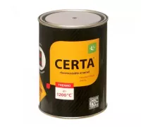 Краска термостойкая (Эмаль) антикоррозионная (до 500°С, 0,8 кг) Красно-коричневая CERTA