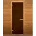 Дверь для бани и сауны Бронза 1700х700мм (6мм, 2 петли 716 GB) (Магнит) (ОСИНА)