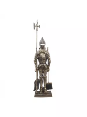 Набор каминный D98051AB Рыцарь большой (4 предмета, 110 см, античная бронза), на подставке