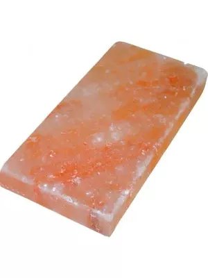 Плитка из гималайской соли шлифованная (200х100х15мм)