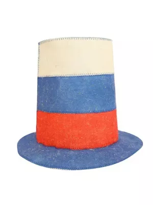 Шапка банная Шляпа Триколор, войлок (Б401614)