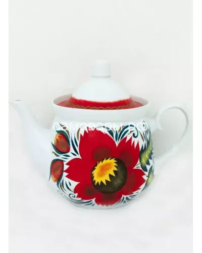 Заварочный чайник 'Красный цветок', 500 мл