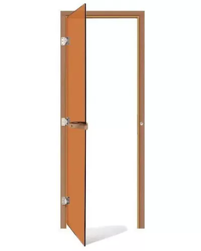 Дверь SAWO 730-3SGD-L 7/19 (бронза, левая, без порога)