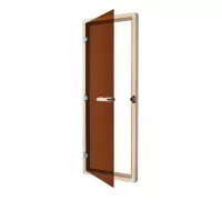 Дверь SAWO 730-4SGA (7/19, бронза с порогом)