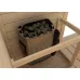 Электрическая печь для сауны SAWO MINI MN-23NB-Z (2,3 кВт, встроенный пульт, внутри оцинковка, снаружи нержавейка)