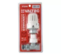 Клапан термостатический для рад. прямой 1/2 VT.048 с термоголовкой Valtec