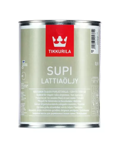 Tikkurila Supi Lattiaolju / Супи Латиаолью масло для пола в бане и влажных помещениях