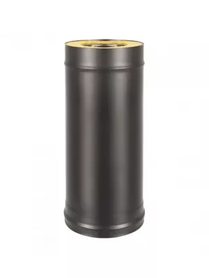 Сэндвич-труба BLACK (AISI 430/0,8мм) L-0,5м арт. (9466) Везувий